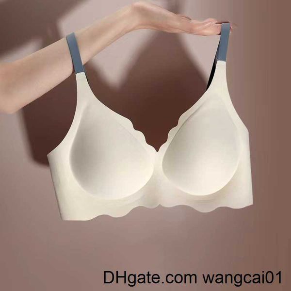 Bras No Trace Top Top Women's Roufeus Sem aço Anel de aço Pure Desire Comfortab Suporte Superior Sling Ajustab Beauty BRA BRA FINO SEÇÃO 4113