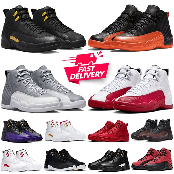 12 12s scarpe da basket da uomo trainer Black Taxi Cherry Brilliant Orange Field Purple Dark Grey Flu Game designer uomo sneakers da trekking sportive all'aria aperta 40-47