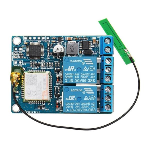 Freeshipping NUOVO UNV-GSM-2C-SMSCALL Interruttore di controllo remoto del controller per l'armadio di controllo della pompa Riavvio del server Scheda di controllo del relè Modulo Occt