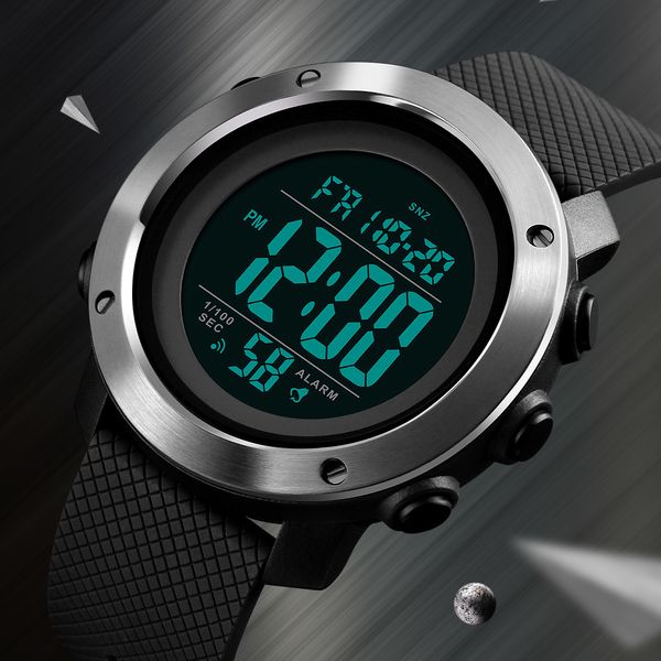 Нарученные часы Skmei бренд лучшие роскошные водонепроницаемые светодиодные часы для цифровых спортив