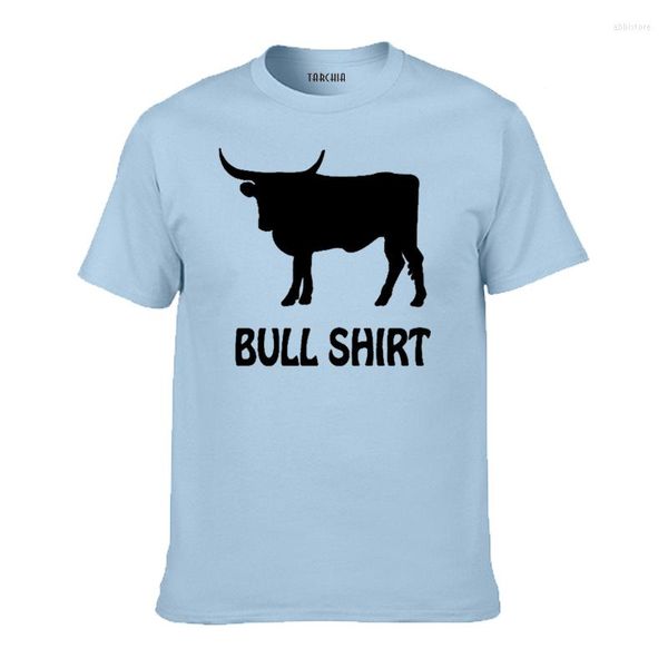 Herren T-Shirts TARCHIA Sommer Marke Kleidung Shirt Herren Baumwolle T-Shirt 2023 Herren Kurzarm Casual Tees Tops Bull Oversized