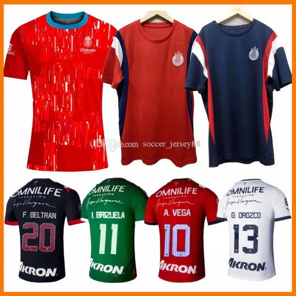 23 24 Chivas de Guadalajara Fußballtrikots 2023 2024 LIGA MX I. BRIZUELA A. VEGA J. SANCHEZ S. FLORES Fußballtrikot t F. BELTRAN GONZALEZ G. OROZCO Kits Uniformen