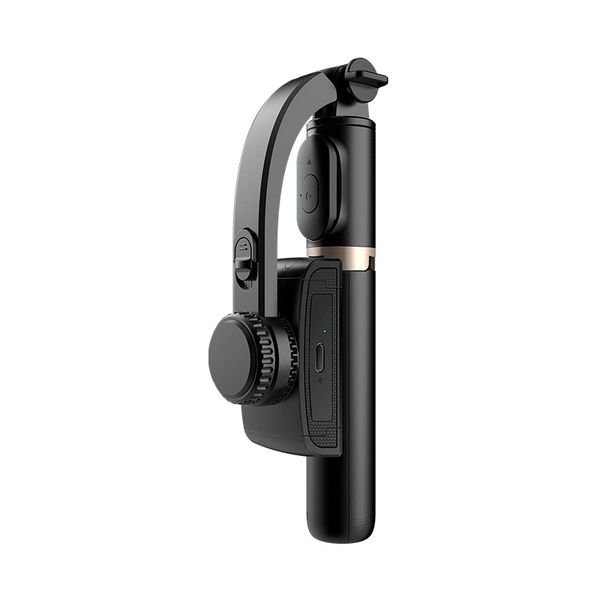 Q08 Teste per treppiede portatili Gimbal Smartphone Stabilizzatore portatile Bluetooth con treppiede selfie Stick Gimbal pieghevole per smartphone Xiaomi iPhone