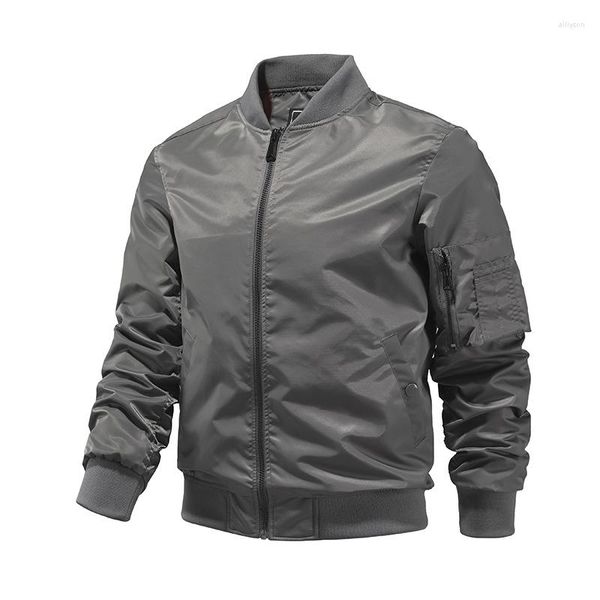 Herren Jacken Mode Baseball Uniform Jacke Männer Frühling Herbst Stehkragen Bomber Marke Reißverschluss Motorrad Mantel