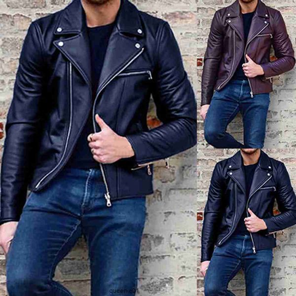 Uomini Fucizia inverno veste Cuir Homme Coats maschio Caldo che scoppia in pelle Deri Bomber.