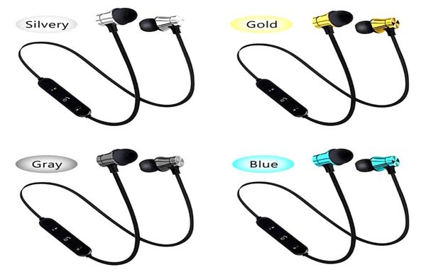 Earbuds Bluetooth Adsorção magnética XT11 Band fones de ouvido com fio Sports fone de aparelho de som de fone de ouvido com mic4865429