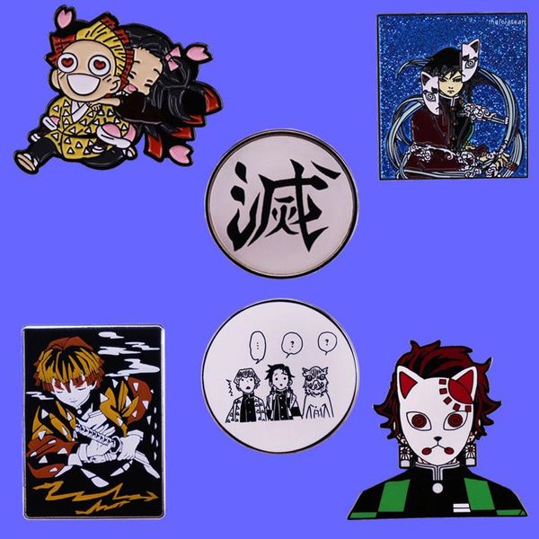 Broches japoneses clássico garoto herói hero de mangá desenho animado de lapela de lapela de com capuz