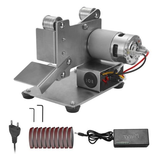 Altri utensili elettrici Smerigliatrice angolare Mini levigatrice a nastro elettrica Lucidatura fai-da-te Rettificatrice Affilatrice per bordi Aetnn