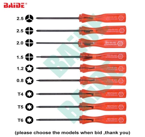 Отвертка Red 360 Tri Wing 25 Y 20 Phillips PH00 12 Pentalobe P5 Star Torx T4 T5 T6 Triwing Y Ключ отвертки 1000 шт. слот5928552