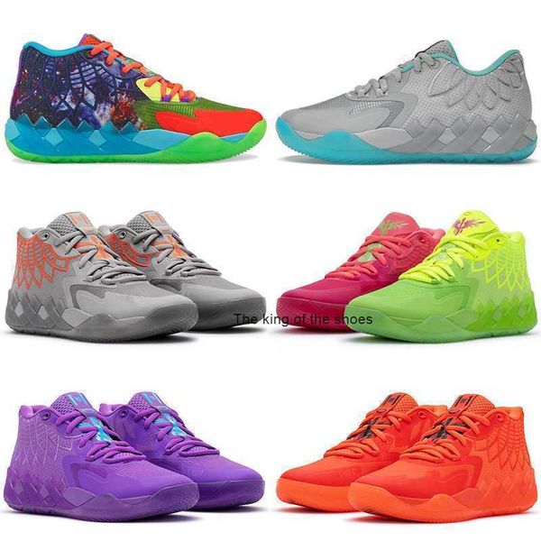 2023MB.01 Sapatos de shoesg Sapatos de rolos esportes lamelo Basketball Sneakers Treinadores ao ar livre Ball mb.01 mens 3 bolas bes you ufo rock ridge Red Rick e Morty