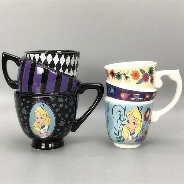 Tassen Ein Märchen Gestapelte Teetassen Keramik Cartoon Personalisierte Tasse Dekoration Geschenk 230411