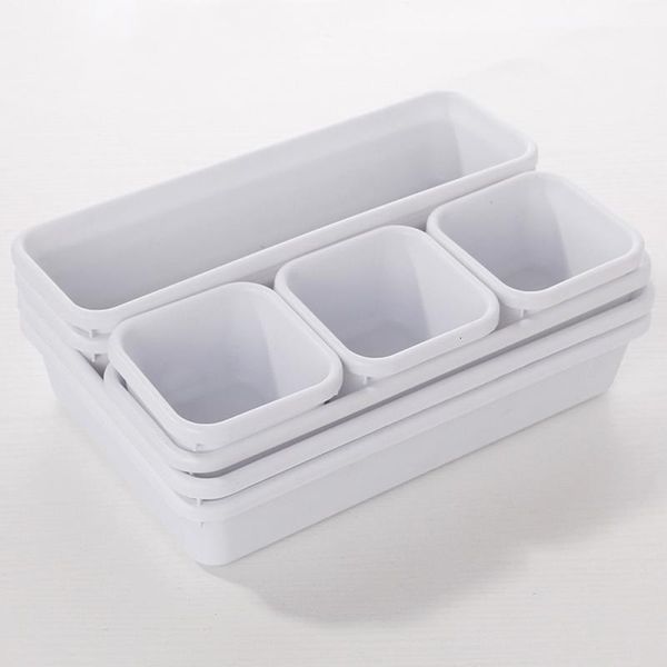 Ящики для хранения 1pc Sundries Пластиковые коробки Многофункциональные разделенные ящики для макияжа лоток ящика 230410