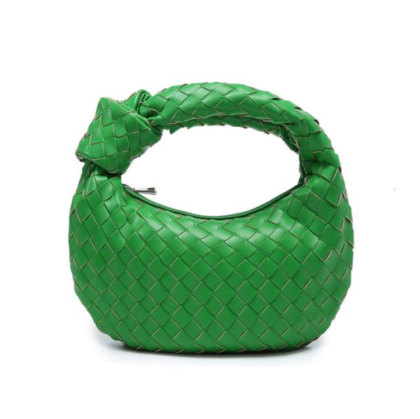 Sacos de ombro moda tecido saco atado alça ombro verde verão senhora cruz doce cor corpo hobo casual bolsa designer bags2023