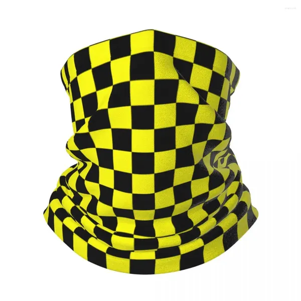 Шарфы, желтый и черный бандана, шейный платок для пеших прогулок, женский и мужской шарф, повязка на голову, теплая повязка на голову