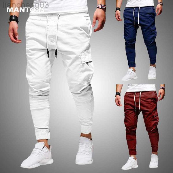 Мужские брюки Мужские брюки Thin Fashion Casual Jogger Pants 2020 СТИРАЛЬНАЯ ДОРОГА КРУМА