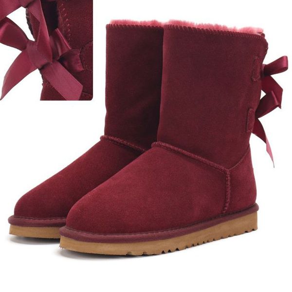 2024New Australia Lie Boot Donna Ultra Mini Boot Ragazza Stivali da neve Donna Sopra il ginocchio Stivaletti invernali firmati Skid Snow Ug Bottes Uomo Piatto Walking Casual 38