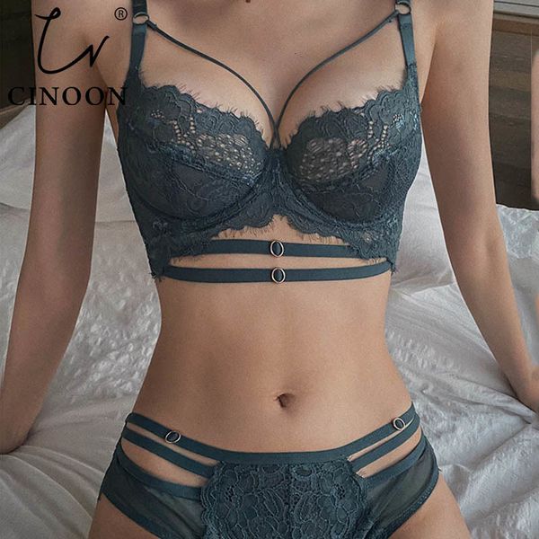 OUTRAS PANTES CINOON Classic Bandage Bra Conjunto de lingerie push up brassiere renda plus size roupas íntimas sexy ulthin cup for women cuwear 230411