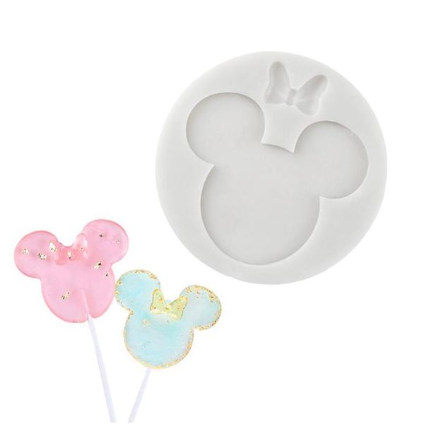 Strumenti per torte Cartone animato Mouse Sile Stampo Gummy Bear Decorazione al cioccolato Cottura lecca-lecca Drop Delivery Casa Giardino Cucina Sala da pranzo Bar Bakew Dhvxm