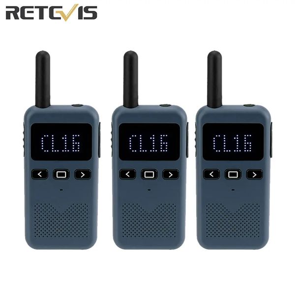 Другие спортивные товары Walkie Talkie Mini Retevis USB Type C Телефон RB619 PMR 4 Радио рации 3 шт. Двусторонняя портативная радиостанция PTT el 231110