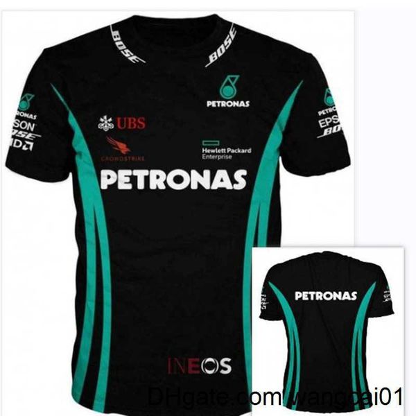 Мужские футболки вечерние сумки Новые популярные F1 Formula-One Racing Am Team Extreme Sports Fot Fot Fot Spect High Casual Casual Men's с короткими рубашками 4113