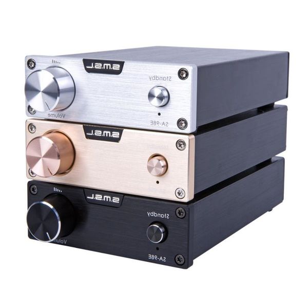 Freeshipping Neuer, verbesserter SMSL SA-98E TDA7498E 160 W * 2 Mini-Stereo-Hifi-Super-Bass-Audio-Digital-Leistungsverstärker Klasse-D-Verstärker mit niedrigem Kein Mqua