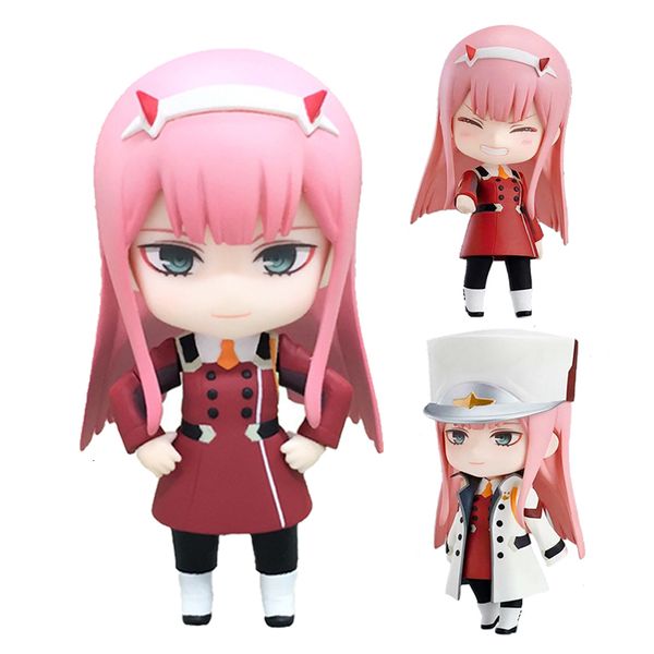 Anime Manga Darling in the Franxx Animation 02 ZERO TWO Kawaii Modell Cute Standing 10CM PVC Static Toy Decoration Lover Gift Doll 230410