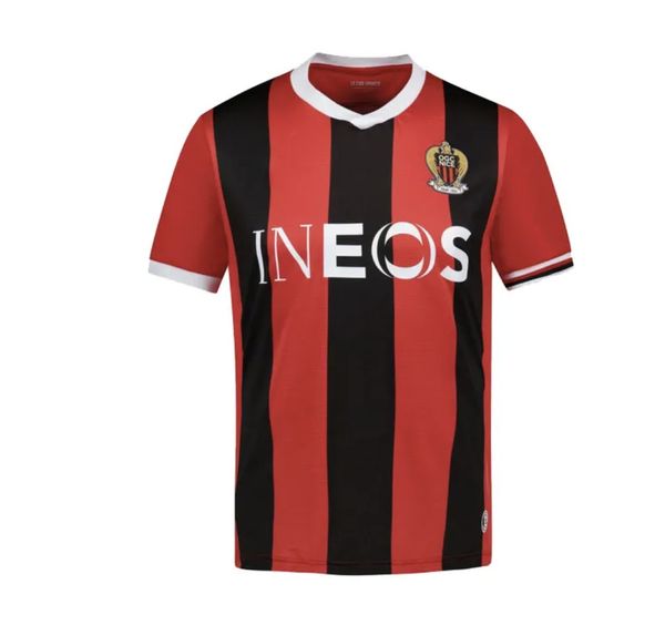 Conjunto de biquínis 23 24 Ogc Nice Fc Camisas de futebol T. Moffi Pepe Laborde S. Diop 2023 2024 Ogcnice Camisas de futebol Dante Kamara Atal Maillot De Foot Home Away Terceiro Viti