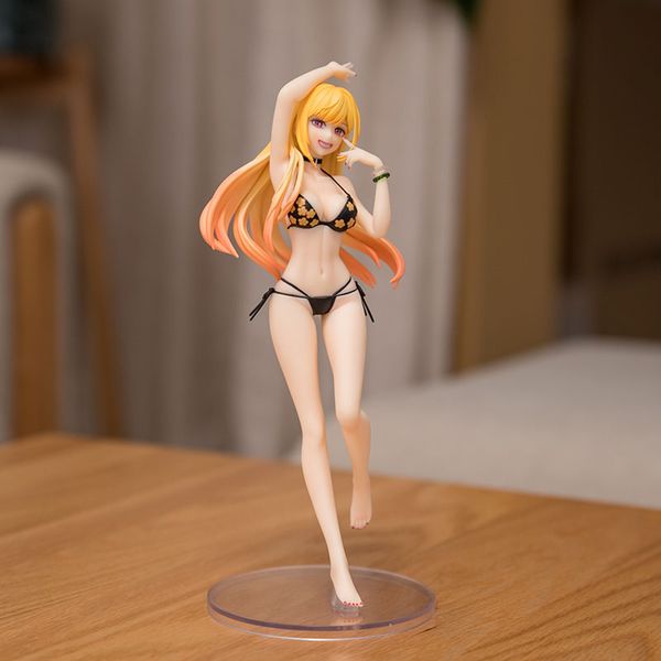 Gun Toys 24 см Sono Bisque Doll Wa Koi Wo Suru Kitagawa Marin Swimsuit Ver Anime Girl PVC фигура фигура модель для взрослых