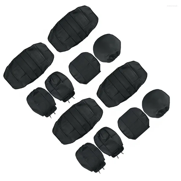 Capas de assento de carro 11 PCs Caminhão Protetor de almofada de verão Capa de carro de proteção PU AUTO AUTO