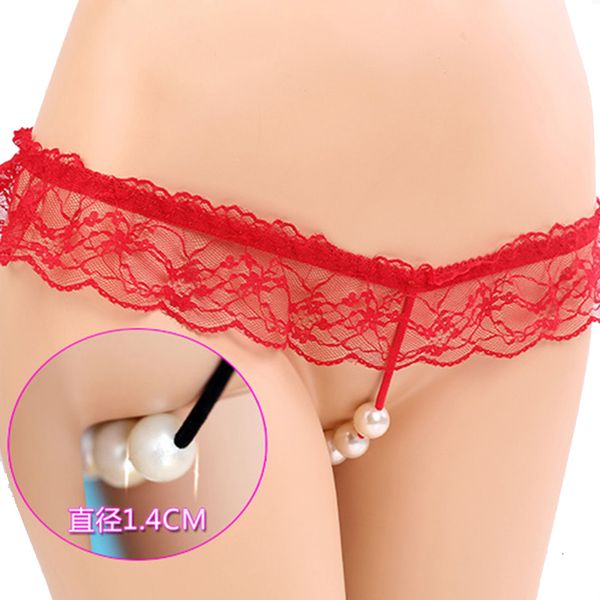 Brinquedos adultos mulheres calcinhas de renda sexy de calcinha aberta gestas com calcinha erótica erótica de massagem de massagem Pearl para lingerie sexual 230411