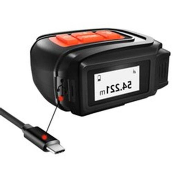 Telêmetro a laser medidor de distância, telêmetro 40m 60m fita métrica digital com carga usb 5m régua telêmetro profissional trwki