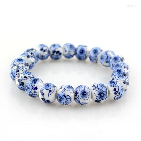 Strang CHENFAN Retro handgemachte bunte kleine Blume Keramikperlen Armband für Frauen böhmischen chinesischen ethnischen Schmuck Geschenk