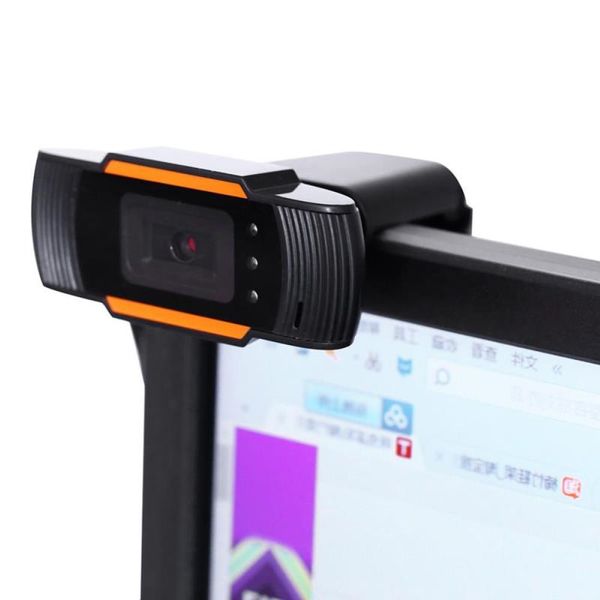 Freeshipping Neue Webkamera USB 20 PC-Videoaufzeichnung HD-Webcam mit Mikrofon für Computer PC Laptop Dfptl