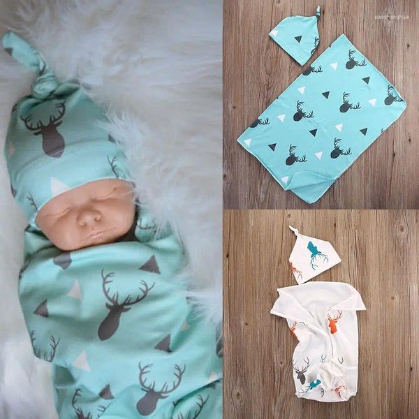Cobertores nascidos bebês infantis unissex swaddle wrap envelope macio envelhecimento cobertor de dormir
