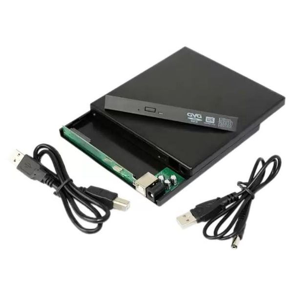 Festplattengehäuse Laptop USB zu Sata CD DVD RW Laufwerk Externes Gehäuse Caddy Ktugp