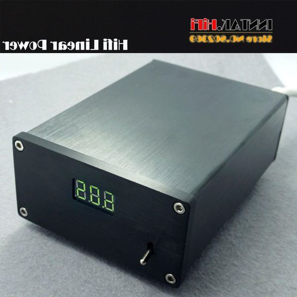 Freeshipping Hifi linear power DC-1 USB/amp/DAC/fonte de alimentação externa com display digital 110V 220V Jklva