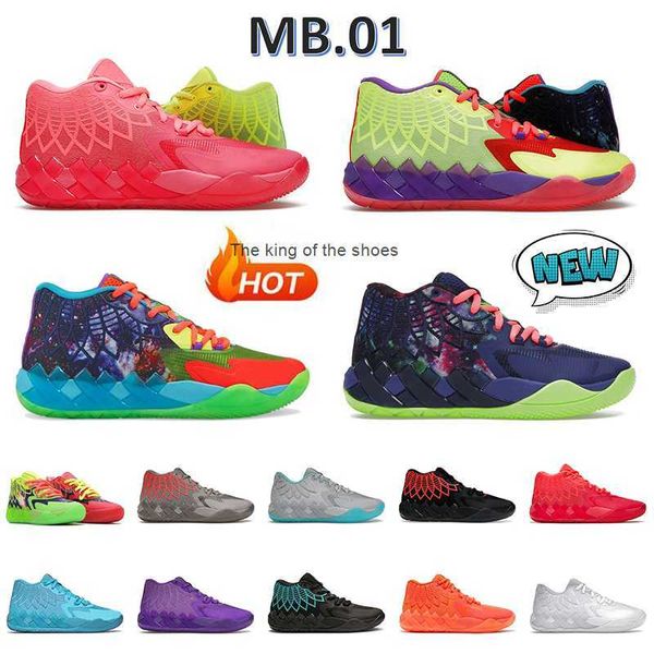 MB011 Ball Top Basketball Lamelo Schuhe Herren Sneakers MB.01 Rick und Morty Be You Galaxy Beige Ridge Red Lo Ufo Black Blast Queen City Männer Trainer