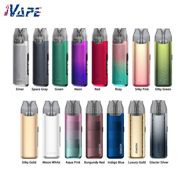 VOOPOO V.THRU VTHRU Pro Pod System Kit 25W 900mAh con cartuccia Dual Pod da 0,7ohm 1,2ohm 3ml alimentato da chip GENE