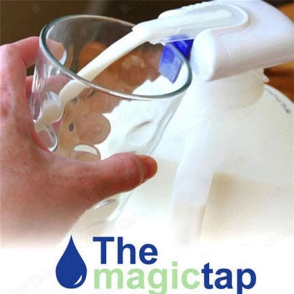 Automatischer Getränkespender Magic Tap Drinkware Elektrischer Wasser-Milch-Getränkespender Brunnen Spill Proof296b