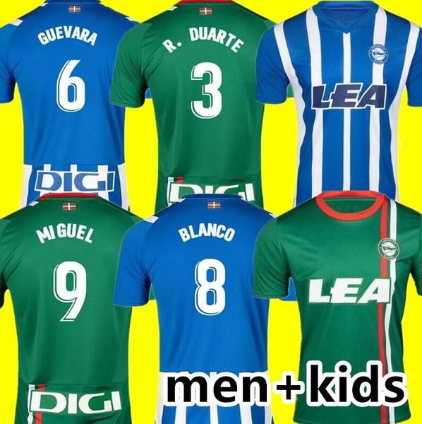 23 24 Deportivo Alaves Guidetti Sylla Abqar Herren Fußballtrikot