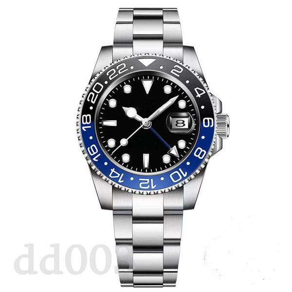 Modern Style Mechanical Sub Watch 41mm Cerâmica Designer Relógios Sport à prova d'água OROLOGIO Full Stap Strap de aço inoxidável Relógios 116610 SB004 C23