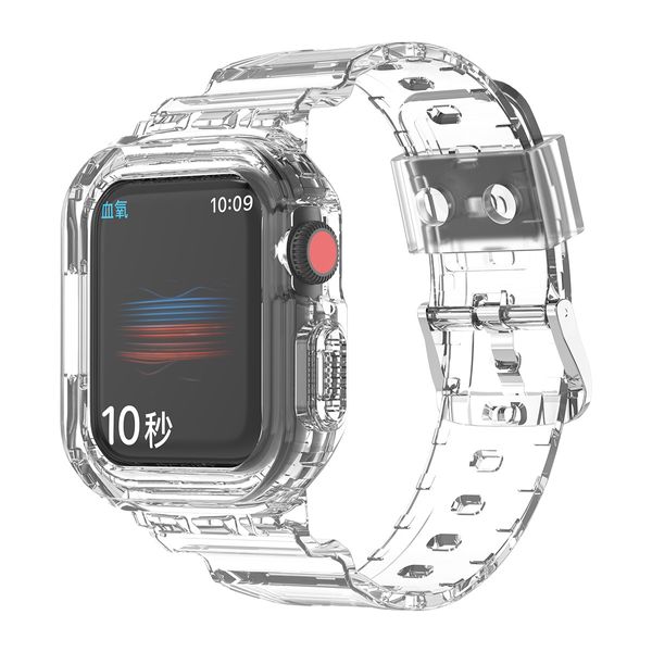 Novo Apple Watch Applewatch 4567 TPU pulseira integrada Glacier iwatch8