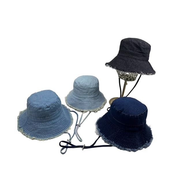 Chapéus de balde de designer de moda com flash para mulheres cowboy pescador chapéu guarda-sol chapéu de férias