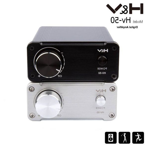 Freeshipping En Yeni Ayak Parmağı F1 TDA7492 Profesyonel HIFI SES STERYO DİJİTAL Güç Amplifikatörü 50WX2 24V MINI HOME AMP Sınıfı D Sınıfı Amplifikatör Mitxq