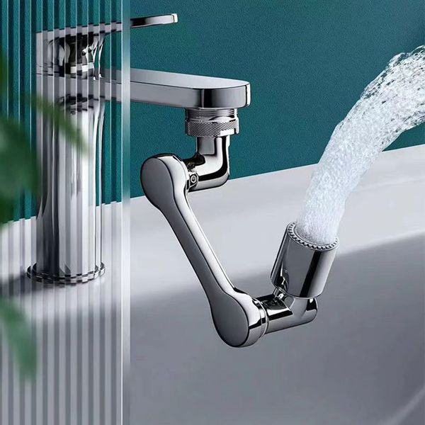 Cabeças de chuveiro do banheiro 1080 Rotativo Faucet Extender Aerator Universal Splash Filter Sink Face Ancontamento com 12 modos de saída de água 230411