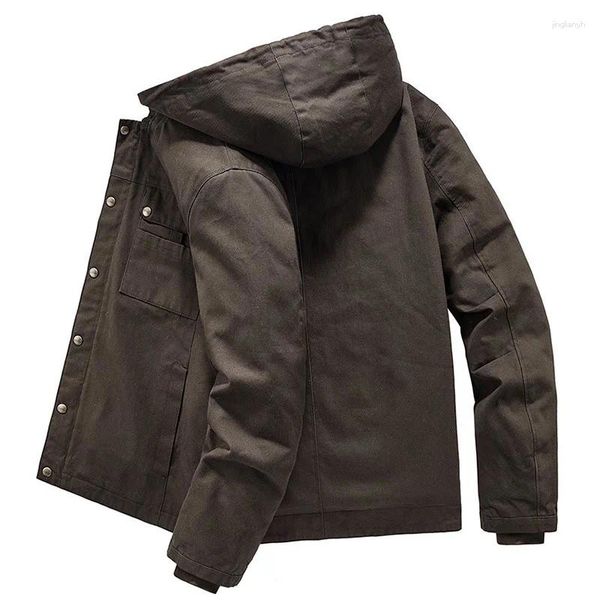 Herrenjacken Parkas Kleidung Motorradjacke Winterkleidung Mann Frühlingsmäntel Männlicher Mantel Oberbekleidung Luxus Anorak Junge Arbeitskleidung