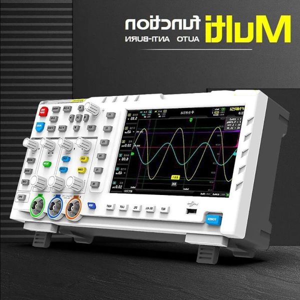 Osciloscópio digital multifuncional lcd 1014d, ue/eua, 110mhz, canal duplo, medição profissional, ferramentas sasti