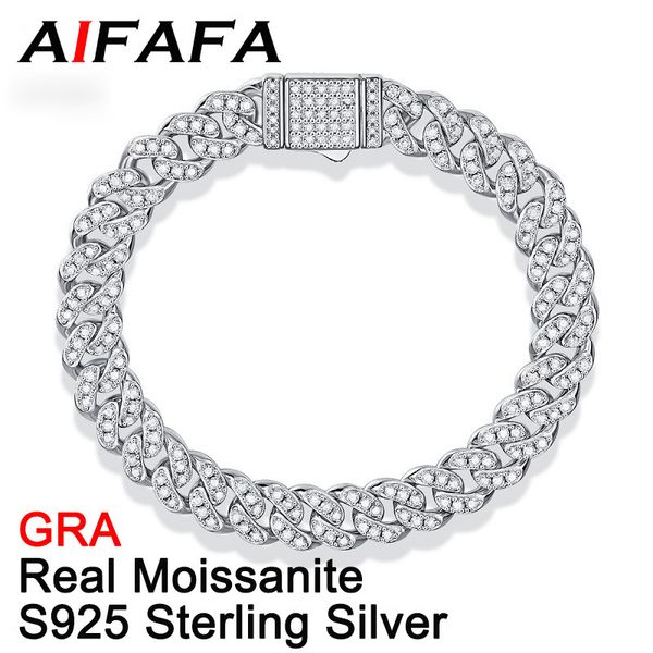 Kette AIFAFA S925 Sterling Silber echtes Armband für Frauen Männer hochwertige Hand feinen Schmuck Großhandel 230411