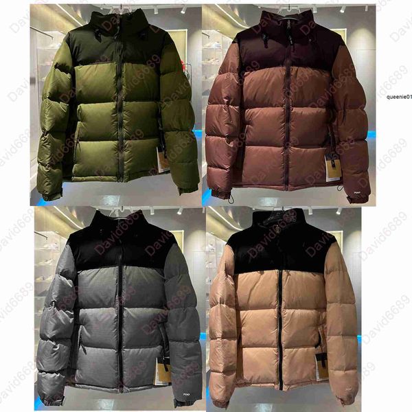 Homens Down Parkas Puffer Jacket Mens Womens Designer North Windbreaker Outerwear Casaco Clássico de Alta Qualidade Duplo Contraste Tamanho Xs-xxl