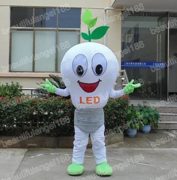 Halloween lâmpada mascote trajes de alta qualidade tema dos desenhos animados personagem carnaval unisex adultos tamanho roupa festa de natal terno para homens mulheres